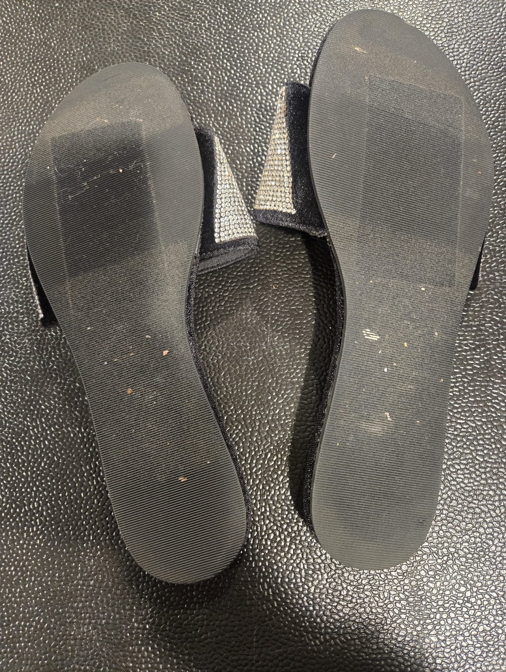 Victoria Secret Rhinestone slipppers - Picture 4 of 4